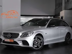 Zilver Gebruikt 2020 Mercedes C300 AMG line Stationwagen | € 27.999