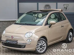 Beige Gebruikt 2015 Fiat 500C Lounge Cabriolet | € 9.950 (Eerlijke prijs)