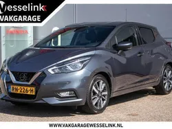 Grijs, metallic lak Gebruikt 2018 Nissan Micra N-Connecta Hatchback | € 11.450 (Eerlijke prijs)