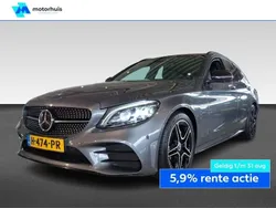 Grijs Gebruikt 2020 Mercedes C200 AMG line Stationwagen | € 30.875