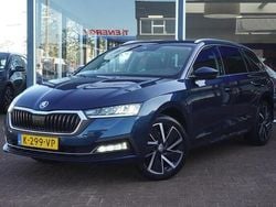 Blauw Gebruikt 2021 Skoda Octavia Business Line Stationwagen | € 18.499