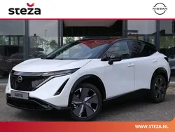 Pearl white / zwart dak Nieuw 2025 Nissan Ariya SUV | € 49.238 (Eerlijke prijs)