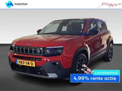 Rood Nieuw 2025 Jeep Avenger Summit SUV | € 36.595 (Eerlijke prijs)