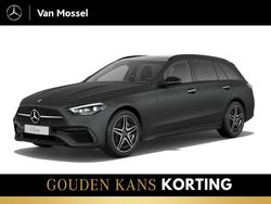 Grijs Nieuw 2025 Mercedes C200 AMG line Stationwagen | € 77.822