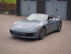 Blauw, metallic lak Gebruikt 2018 Porsche 911 Carrera Cabriolet Cabriolet | € 89.900