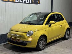 Geel Gebruikt 2009 Fiat 500 Lounge Hatchback | € 3.999 (Goede deal)