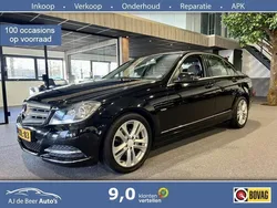 Zwart Gebruikt 2012 Mercedes C180 Avantgarde Sedan | € 11.990 (Eerlijke prijs)