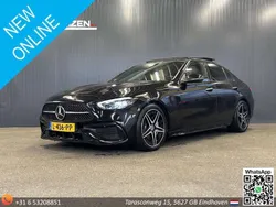 Zwart Gebruikt 2021 Mercedes C200 AMG line Sedan | € 34.950 (Goede deal)