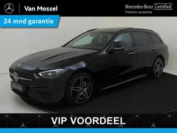 Zwart Gebruikt 2022 Mercedes C300 AMG line Stationwagen | € 42.945 (Eerlijke prijs)