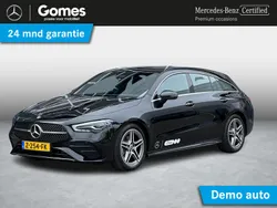 Zwart Gebruikt 2024 Mercedes CLA180 Shooting Brake AMG line Stationwagen | € 39.950