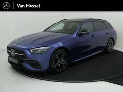 Blauw Gebruikt 2024 Mercedes C300e AMG line Stationwagen | € 50.945 (Eerlijke prijs)