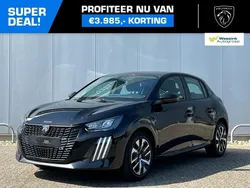 Zwart Nieuw 2025 Peugeot 208 Style Hatchback | € 21.940 (Goede deal)