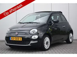 Zwart, metallic lak Gebruikt 2016 Fiat 500C Lounge Cabriolet | € 8.950 (Eerlijke prijs)