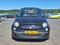 Zwart, metallic lak Gebruikt 2012 Fiat 500 Lounge Cabriolet | € 5.849 (Goede deal)
