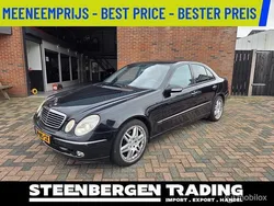Zwart Gebruikt 2004 Mercedes E320 Avantgarde Sedan | € 2.450 (Super prijs)