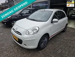Wit, metallic lak Gebruikt 2012 Nissan Micra S Hatchback | € 7.450 (Iets duurder)