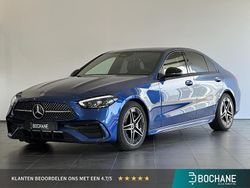 Blauw Gebruikt 2022 Mercedes C180 AMG line Sedan | € 39.235 (Super prijs)