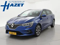 Blauw, metallic lak Gebruikt 2021 Renault Mégane GrandTour Intens Stationwagen | € 17.900 (Eerlijke prijs)