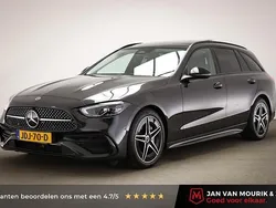 Grijs, metallic lak Gebruikt 2023 Mercedes C180 AMG line Stationwagen | € 41.950 (Eerlijke prijs)
