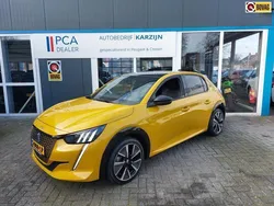 Geel Gebruikt 2020 Peugeot e-208 GT Hatchback | € 25.750