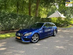 Blauw Gebruikt 2017 Mercedes C180 AMG Stationwagen | € 14.499 (Goede deal)