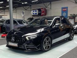 Zwart Gebruikt 2018 Mercedes A250 AMG line Hatchback | € 26.999 (Iets duurder)
