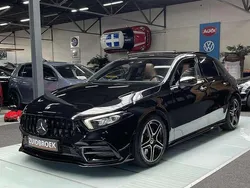Zwart Gebruikt 2018 Mercedes A250 AMG line Hatchback | € 26.999 (Iets duurder)