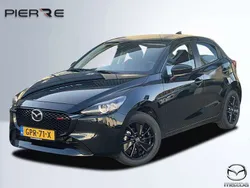 Jet black (zwart mica) Gebruikt 2024 Mazda 2 Homura-Line Hatchback | € 24.445 (Iets duurder)