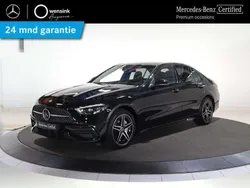 Zwart, metallic lak Gebruikt 2023 Mercedes C300e AMG line Sedan | € 46.850 (Super prijs)