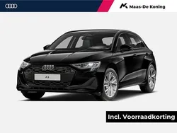 Zwart Nieuw 2025 Audi A3 Sportback Proline Hatchback | € 41.375 (Super prijs)