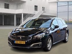 Zwart Gebruikt 2016 Peugeot 508 SW Stationwagen | € 7.700