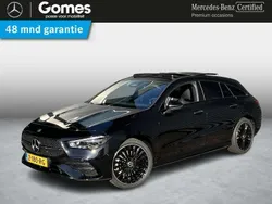 Zwart Gebruikt 2024 Mercedes CLA250e Shooting Brake AMG line Stationwagen | € 44.950 (Duur)