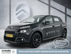 Zwart Gebruikt 2018 Citroën C3 PureTech Hatchback | € 14.890 (Eerlijke prijs)