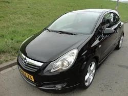 Zwart Gebruikt 2008 Opel Corsa Hatchback | € 4.350 (Goede deal)
