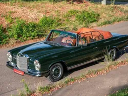 Groendunkelolivgrün Gebruikt 1967 Mercedes 250 SE Cabriolet | € 280.000
