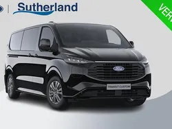 Zwart Nieuw 2025 Ford Transit Custom Limited Stationwagen | € 59.995 (Iets duurder)