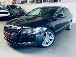 Zwart Gebruikt 2014 Skoda Superb Elegance Sedan | € 10.800
