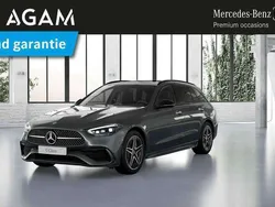 Zwart, metallic lak Gebruikt 2024 Mercedes C180 AMG line Stationwagen | € 64.950