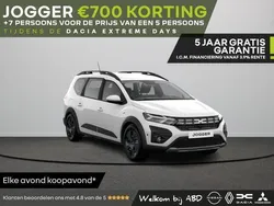 Blanc glacier Nieuw 2025 Dacia Jogger Expression MPV | € 27.975 (Eerlijke prijs)
