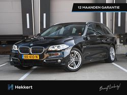 Zwart, metallic lak Gebruikt 2016 BMW 520 Luxury Line Stationwagen | € 20.795 (Iets duurder)
