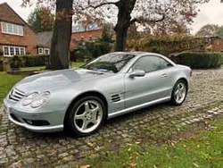 Zilver Gebruikt 2003 Mercedes SL55 AMG AMG Cabriolet | € 18.499