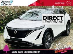 Pearl white / black roof Nieuw 2025 Nissan Ariya Evolve SUV | € 54.330 (Eerlijke prijs)