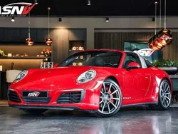 Rood Gebruikt 2017 Porsche 911 Targa 4 Sport Cabriolet | € 99.911
