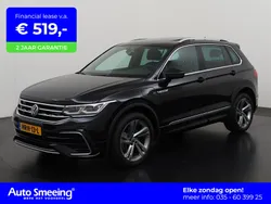 Zwart Gebruikt 2022 VW Tiguan R-line SUV | € 39.895 (Eerlijke prijs)