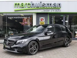 Zwart Gebruikt 2019 Mercedes C180 AMG Stationwagen | € 26.950 (Eerlijke prijs)