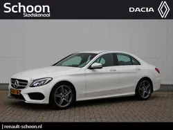Wit Gebruikt 2016 Mercedes C250 AMG line Sedan | € 24.950 (Eerlijke prijs)