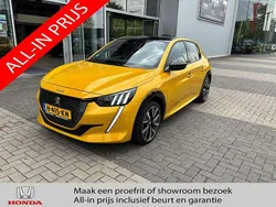 Geel, metallic lak Gebruikt 2020 Peugeot 208 GT-line Hatchback | € 16.990 (Eerlijke prijs)