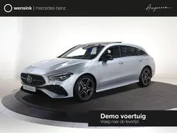 Zwart, metallic lak Gebruikt 2025 Mercedes CLA180 Shooting Brake AMG line Stationwagen | € 49.900