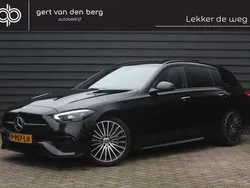 Zwart Gebruikt 2022 Mercedes C200 AMG line Stationwagen | € 38.900 (Eerlijke prijs)