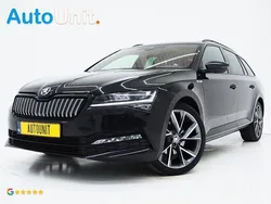 Zwart Gebruikt 2021 Skoda Superb SportLine Stationwagen | € 29.840 (Duur)